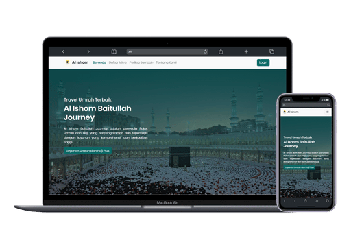 Website Travel Umrah dan Haji